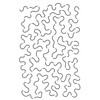 Stipple Design Quilting Stencil