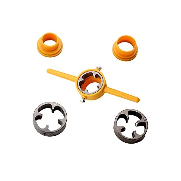 Tap and Die Set, 6 PCS PVC Pipe Threader Plumbing