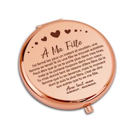 Geschenk für Mädchen, eleganter Taschenspiegel, Geburtstagsgeschenk, Geschenkidee, Geschenk zum Geburtstag für Mädchen, Geschenk zum 18. Geburtstag, für Mädchen, Geschenk zur Hochzeit, Geschenk für