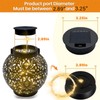 Solar-Replacement Top Lantern Waterproof String - 2 Packs Round Panels