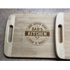 Kitchen Cutting Board Engraved - 13.5" x 9" - Bamboo
