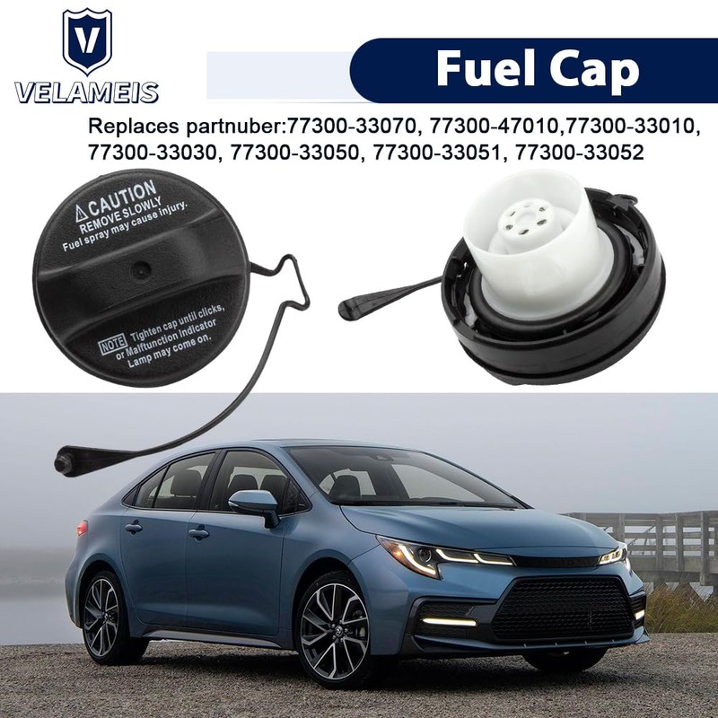 V VELAMIES 77300-33070 Gas Fuel Filler Tank Cap