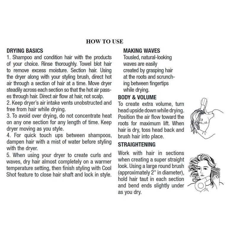 Conair 1875 Watt Compact Hair Dryer