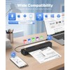 Rongta Portable Thermal Printer - Wireless & Inkless for Travel