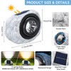 Vcdsoy Solar Powered Rock Lights Outdoor- 4 Pack Super Bright
