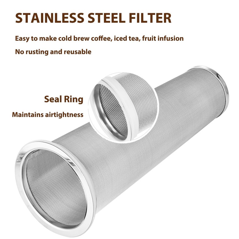 Cold Brew Coffee Filter for 32 OZ Wide Mouth Mason