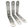 Right Angle Bracket, 90x90mm(3.5”x3.5”) Heavy Duty Adjustable Shelf, Stainless Steel