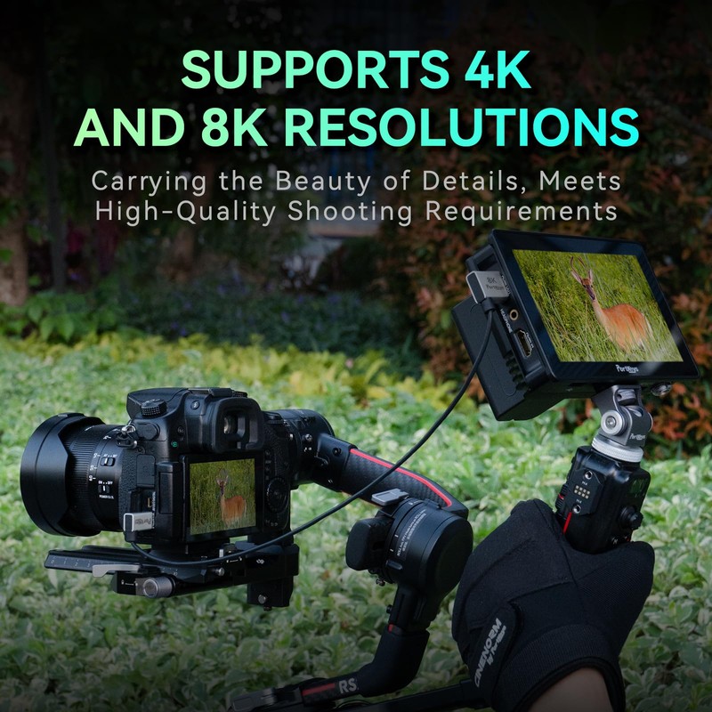 Portkeys 2 Pack 8K Ultra Thin HDMI A to D