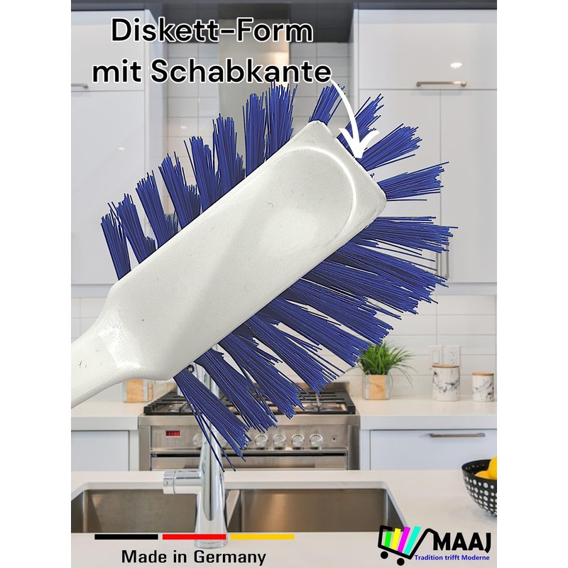 MAAJ® 2x White Hygiene Washing Up Brush for the Food