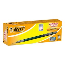 Portaminas Lapicero Bic Hb No. 2 Fino 0.5 Mm 12 Piezas