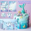Fodlon 12 x Cute Card Set with Mermaid Motif, Invitation