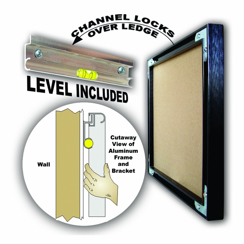 Hangman 5-Inch Hangman Frame Hanger- Aluminum (ALH-5D-2)