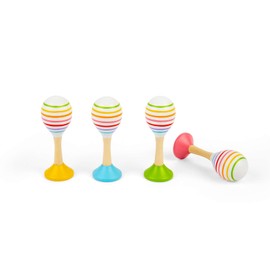 Bigjigs Toys Wooden Junior Maracas - Children's Musical Instruments
