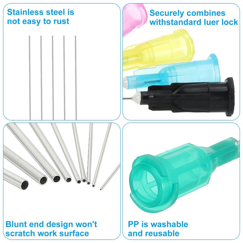 PATIKIL Blunt Tip Dosing Cannulas with Curved Blunt Needle, Pack