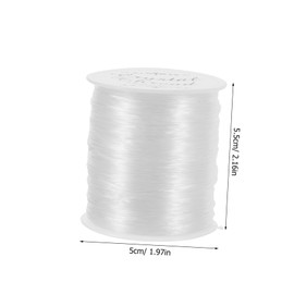 GANAZONO 1 Roll High Toughness Nylon Fishing Line Invisible Monofilament Wire for Outdoor Angling Minimal Stretch for High Sensitivity Durable and Wear Resistant Fishing Tool