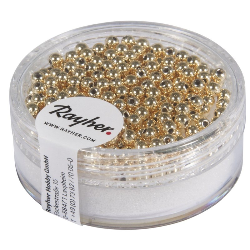 Rayher Wax Beads 5 mm White Pack of 300