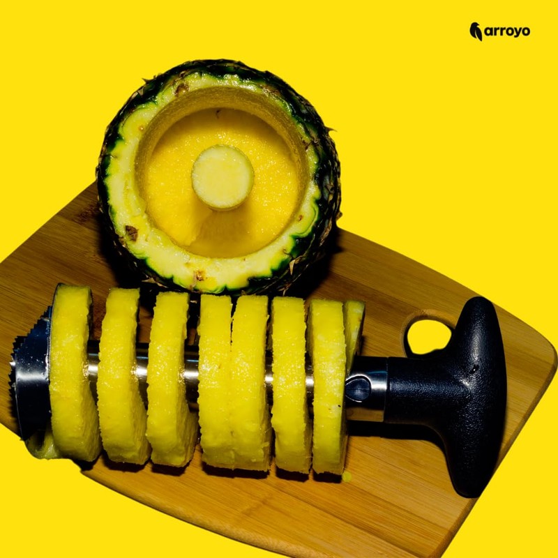 ARROYO Pineapple Corer, Upgraded, Reinforced, Thicker Blade, Premium Pineapple Corer