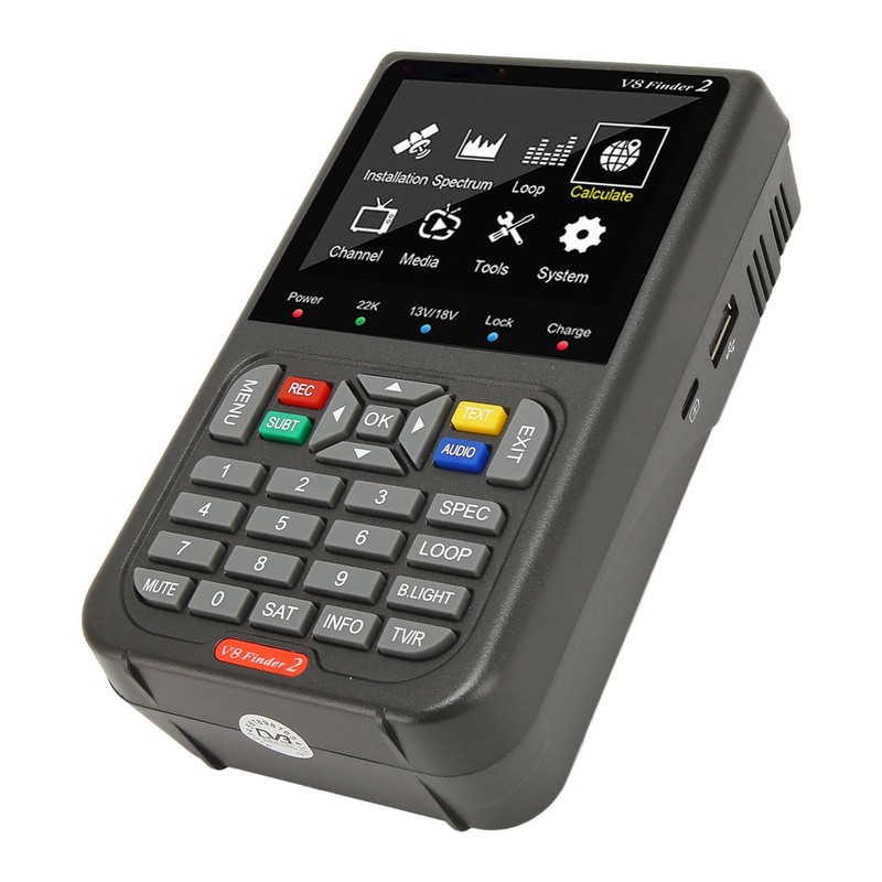 V8 Finder 2 Satellite Finder Signal Meter 3.5inch HD LCD