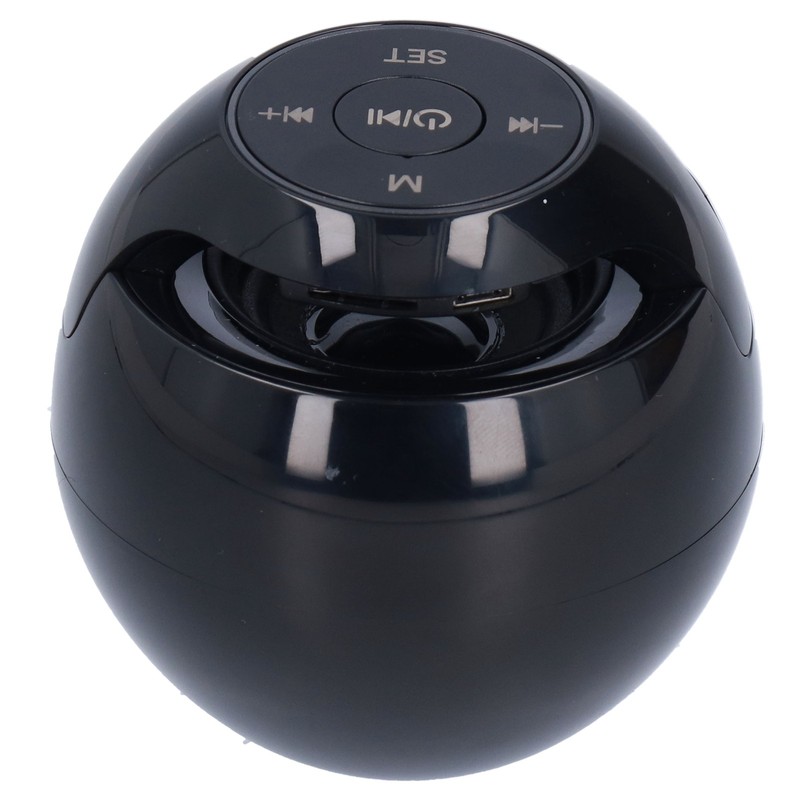 Multifunctional Bluetooth 5.0 Alarm Clock Speaker Rechargeable Ball Shape Portable
