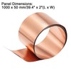 Byttlerom Copper Sheet Roll, Metal Foil Plate 1000mm x 50mm