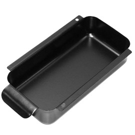 Carkio Grill Drip Pan,Grease Catcher Pan Compatible with Char-Broil 9328812P06 G416-0015-W1, Black Steel Grease Collection Pan Accessories for Most Charbroil Gas Grills