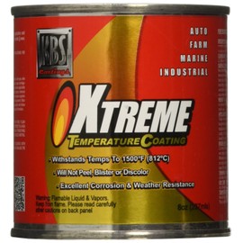 KBS Coatings 65202 Jet Black Xtreme Temperature Coating - 8 fl. oz.