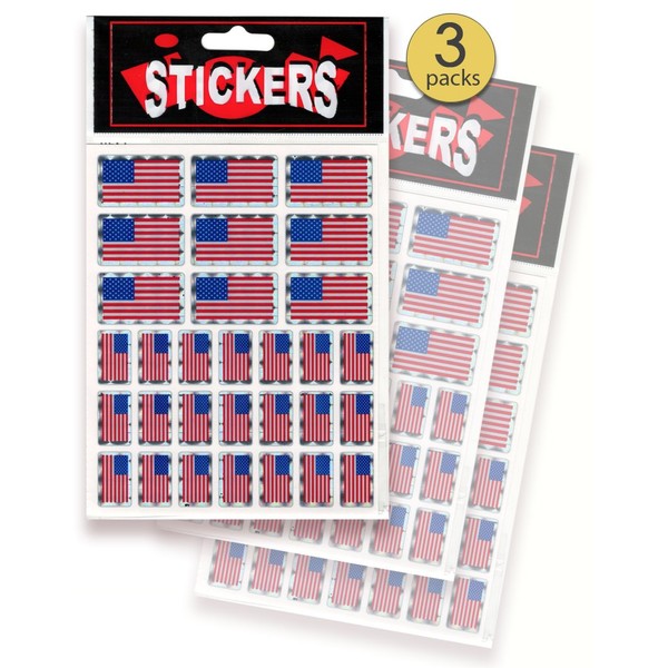 AoneFun American Flag Stickers Small Patriotic Stickers USA Stickers America Stickers American Stickers Sparkly Stickers USA Flag Stickers USA Sticker US Flag Stickers Patriotic Stickers 3 Sht (90 Pc)