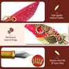 Feather Quill Pen and Ink Set,Antique Calligraphy Set with Leather