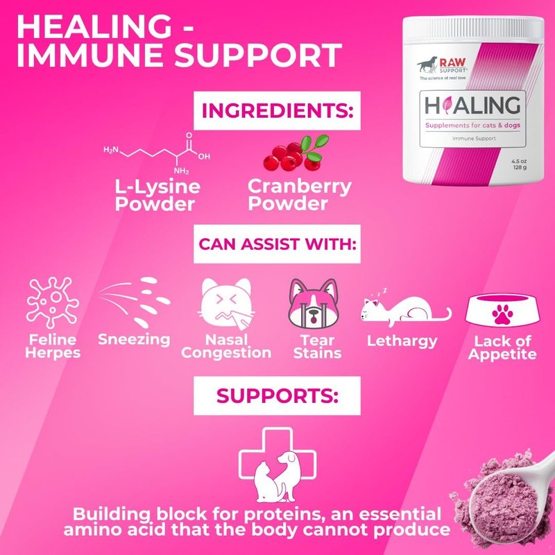 Raw Support Healing for Cats & Dogs | Cranberry &