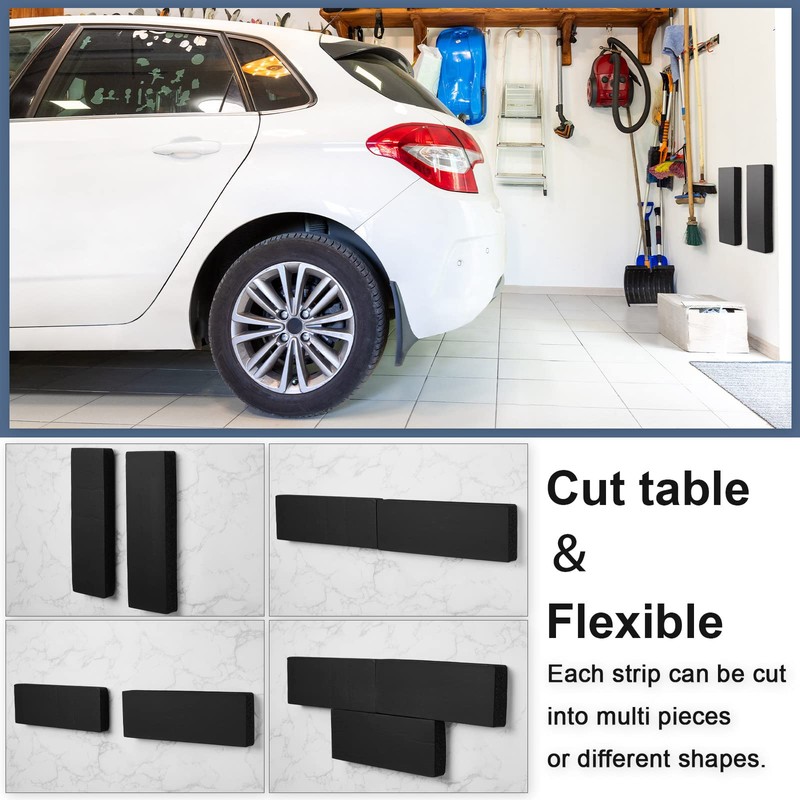 Newwiee 8 Pack Garage Wall Protector, Garage Bumpers for Parking