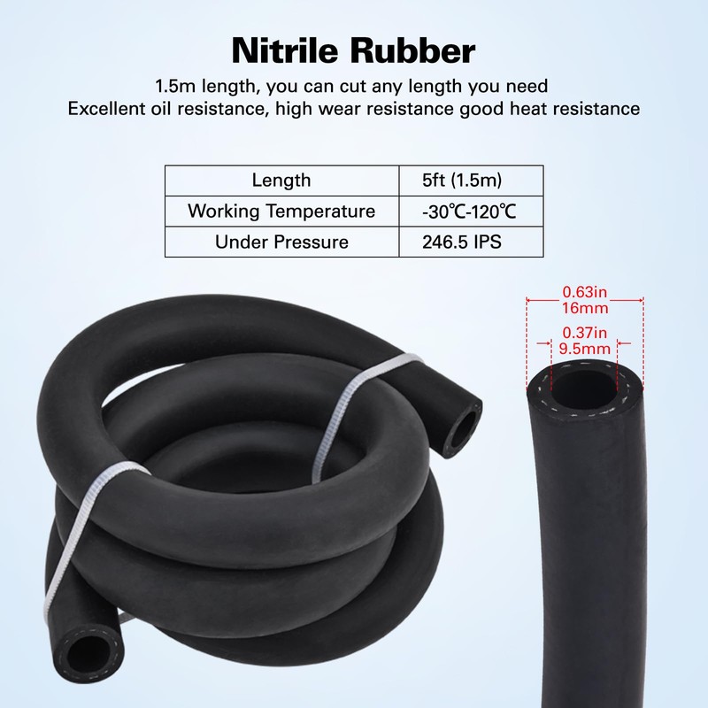 SPEEDWOW Universal Oil Catch Can Tank Filter Baffled With Hose