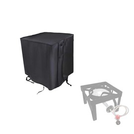 Outdoor Single Burner Stove Cover for GasOne 200K BTU Propane Burner, Waterproof Gas Cooker Outdoor Cover, for Home Brewing, Turkey Fry - (16x16x12 inch)