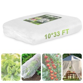 Garden Netting, 10x33Ft Ultra Fine Mesh Netting Pest Barrier Protection Bird Mosquito Net Plants Cover for Vegetables Fruits Flowers Crops Greenhouse Row Cover Raised Bed Patio Mesh Netting