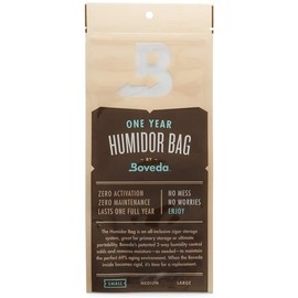 Boveda for Cigars | Small Humidor Bag | Preloaded with 69% RH Size 60 2-Way Humidity Control | Stores up to 5 Cigars