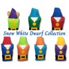 Set of 7 Seven Dwarf Costume Hats (Dwarf Hats) -