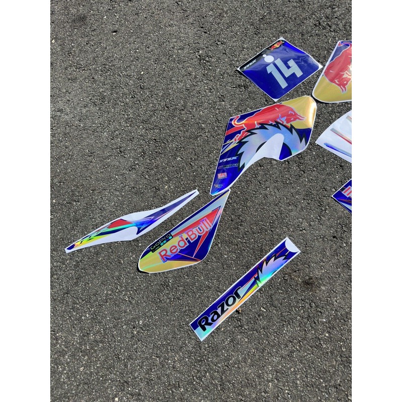 Razor MX500 MX650 graphics kit decals THICK AND HIGH GLOSS