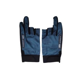 Non-Slip ThreeCut Fingers Sport Gloves for Men Women Outdoor Sports Cycling Riding Fishing (Large)