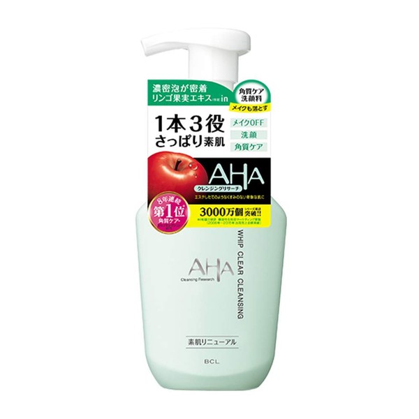 Cleansing Research AHA Whip Clear Cleansing 150ml (Green Tea Set)