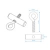 AUTOLIGHT 24 2 x Keder Stopper Blocking Kit for Piping