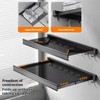 23.6in Width Retractable Clothes Drying Rack with Template, Wall Mounted