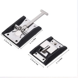 VORCOOL 1 Pair T Style Entrance Door Latch RV Door Holder Stainless Steel Entry Door Latch for RV Trailer