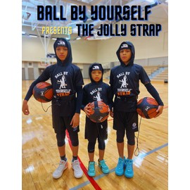 Ball By Yourself® Indoor/Outdoor Basketball Training Strap That fits All 27.5, 28.5 & 29.5 Basketballs (fits up to 37 inch Waist)