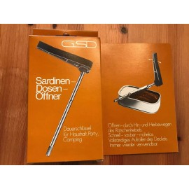 Rare Vintage West German Sardine Can Opener New In Box 1970’s. GDR.Perfect.