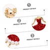 Healeved Elegant Rhinestone Ballet Dancer Breastpin Alloy Rhinestone Brooch for