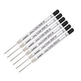 Lanier Combo Pack - 6 Pack - Schmidt 9000 M easyFLOW Parker Style Refill Black Ink Medium Tip