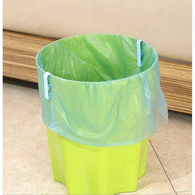HJ Trash Cans Anti-Slip Clips Trash Bag Fixing Clips Trash