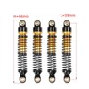 LAFEINA 4PCS Aluminum Threaded Shock Absorber Oil Damper for 1/12