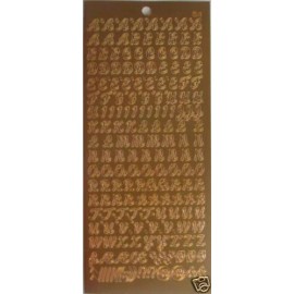 Kelly's Stickers Outline Sticker - Alphabet A-Z & Signs - 1.1080 cp/cp