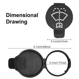 Car Windshield Washer Bottle Cap Nozzle Cover Windscreen Wiper/Fit For Vauxhall/Astra J/Meriva B/Insignia/Corsa