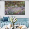 OKEXCKK Irises in Monet's Garden, 1900 by Claude Monet -